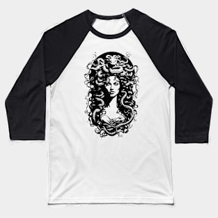 Medusa Godess Baseball T-Shirt